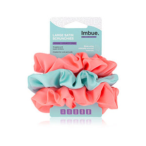 Imbue Large Satin Scrunchies